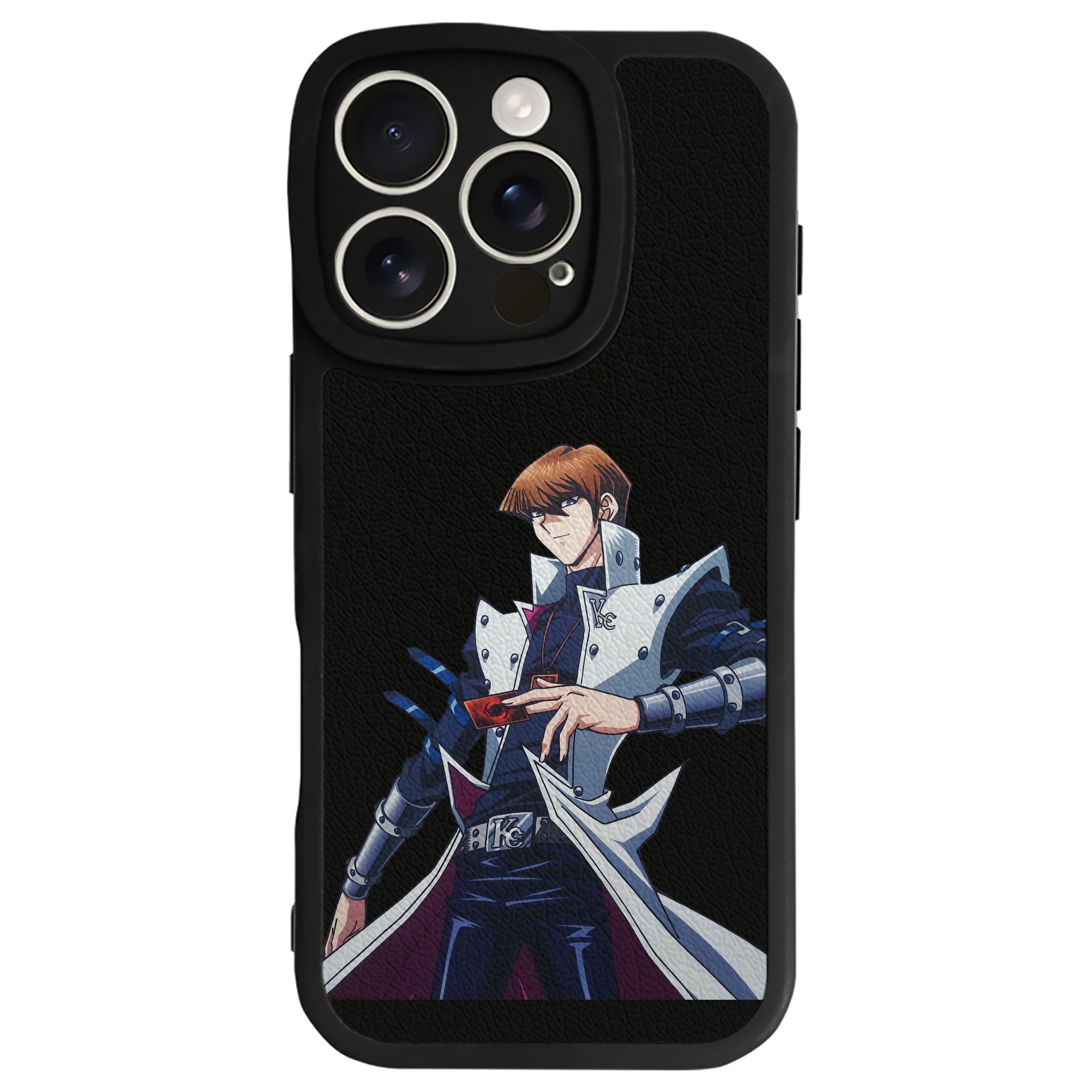 遊☆戯☆王 Yu-Gi-Oh! 【iPhone 16シリーズ対応】シリコンスマホケース（レザー調） 材質：シリコン